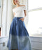 STATE OF MIND DENIM MIDI SKIRT