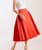 LUNCH WITH THE GIRLS WOVEN FULL MIDI SKIRT