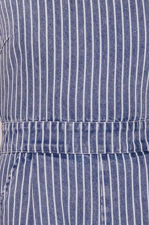 BEGIN AGAIN BLUE DENIM JUMPSUIT