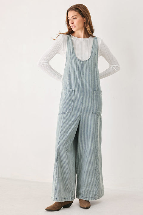 JOURNEY OF LOVE DENIM JUMPSUIT