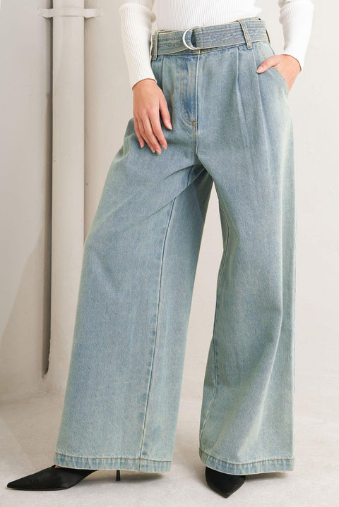 THINK OF ME DENIM PANTS