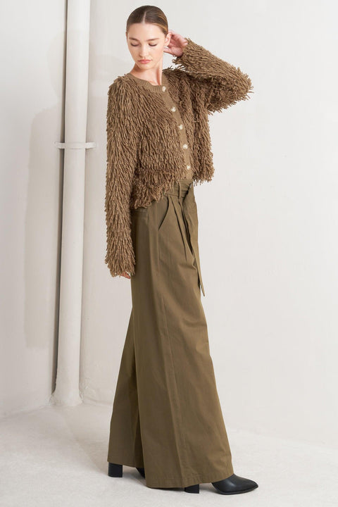 ELEGANCE UNVEILED WOVEN PANTS