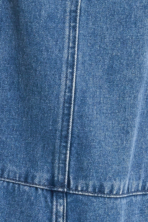 LET ME TALK DENIM CARGO JUMPSUIT