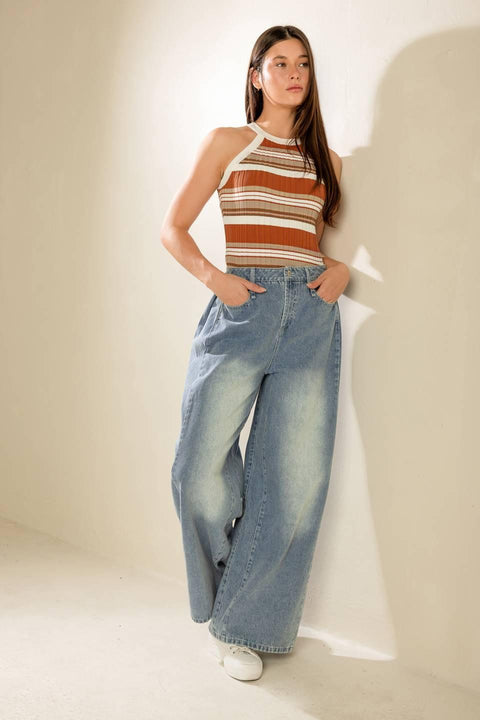 HIGH STAKES DENIM PANTS