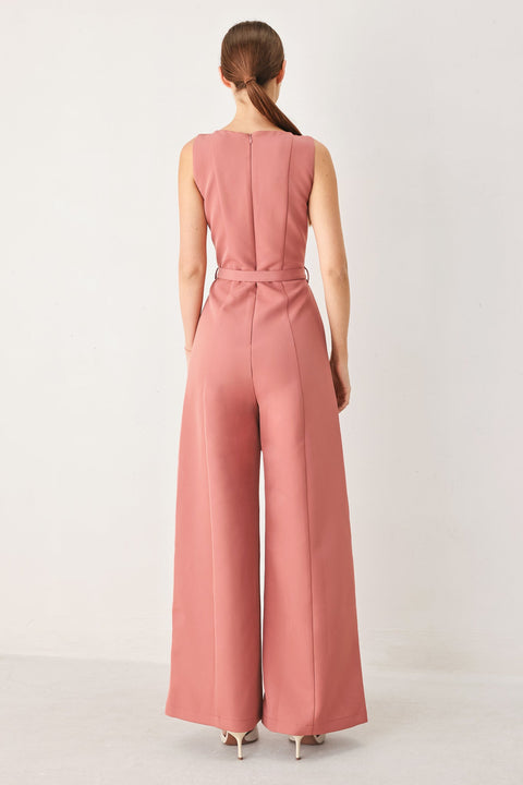 PRETTY MOMENT WOVEN JUMPSUIT