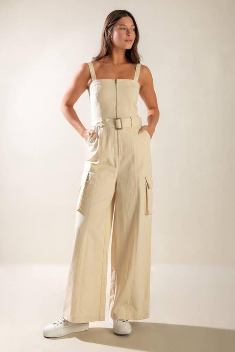 LOVE SOMEBODY WOVEN JUMPSUIT
