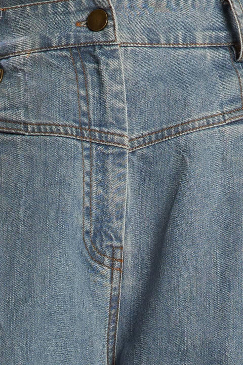 WONDERING WHY LIGHT DENIM PANTS
