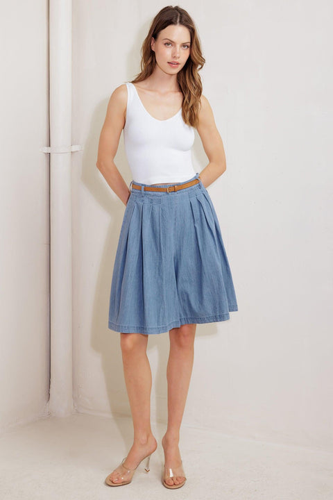 SERENITY HILL CHAMBRAY SHORT