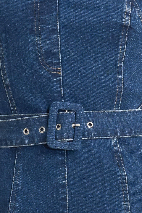 RETRO DIVE DENIM JUMPSUIT