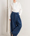 RELAXED TAILORED DENIM LOOSE FITTING PANTS
