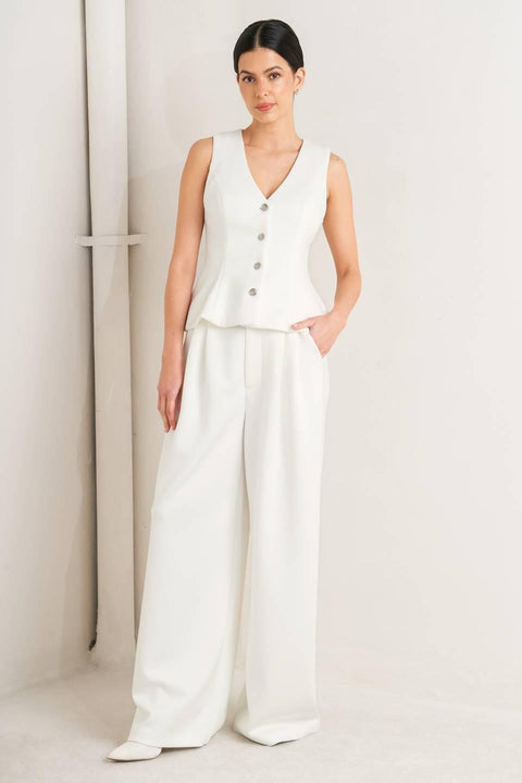 PURE ELEGANCE WOVEN PANTS