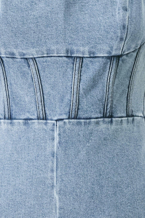 SKYLINE SWEETHEART DENIM JUMPSUIT