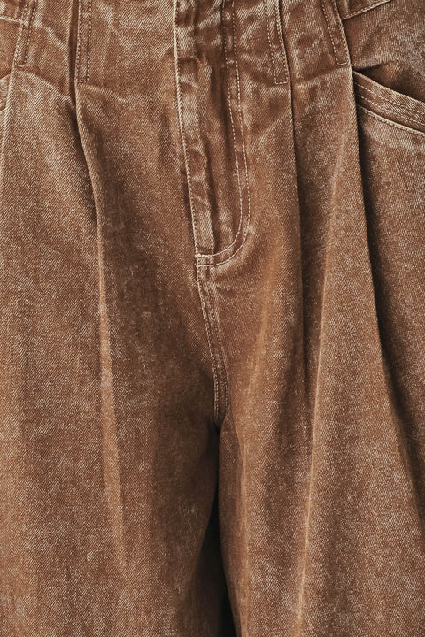 VINTAGE BROWN DENIM PANTS