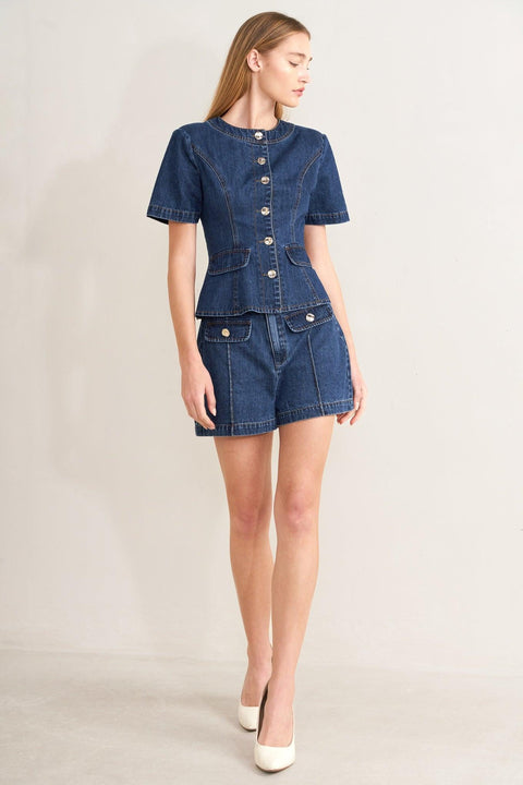 FOREVER STYLISH DENIM SHORTS