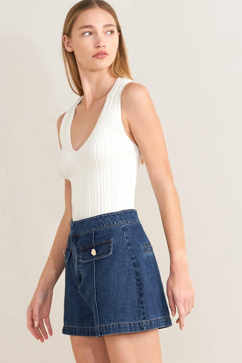FOREVER STYLISH DENIM SHORTS