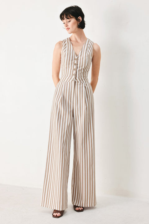 NATURAL RHYTHM WOVEN JUMPSUIT