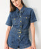PLAY MODE DENIM ROMPER