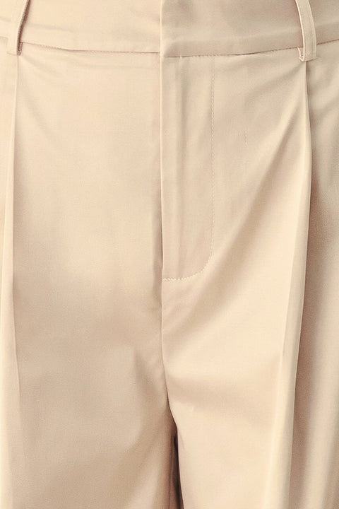 PARCHMENT RELAXED-FIT WOVEN PANTS