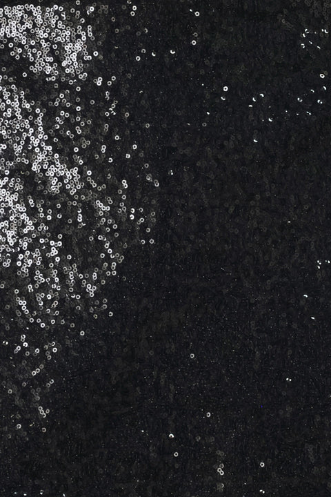 MIDNIGHT DISCO BLACK SEQUIN SKORT
