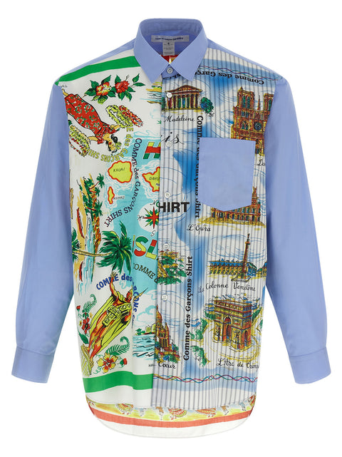 Comme Des Garcons Shirt Printed Shirt