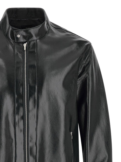 Fendi Lacquered Leather Blouson
