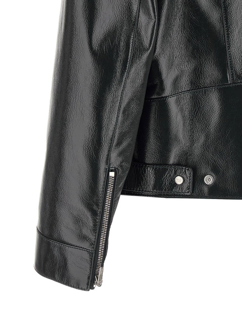 Fendi Lacquered Leather Blouson