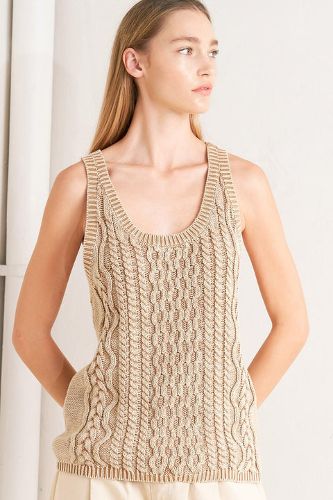 NEVER FORGET KNIT TANK TOP