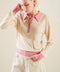 HIDDEN REFLECTIONS SWEATER POLO TOP