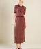 LUXE LIVING SWEATER MIDI DRESS