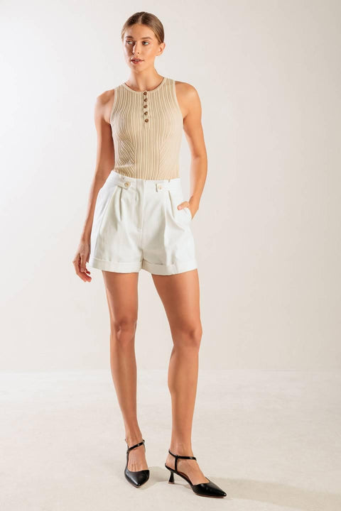 THINKING ABOUT YOU KNIT TANK TOP