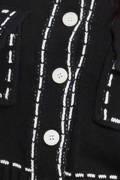 MONO FRAME SWEATER KNIT TOP