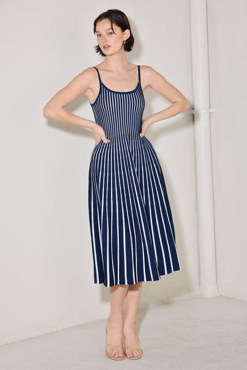 BOARDWALK BEAUTY SWEATER MIDI DRESS