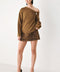FIRESIDE CHARM CINCHED NECK SWEATER