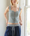 THROUGH THE LOOKING WOVEN TOP