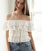 LOVELY EXISTENCE OFF SHOULDER TOP