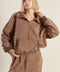 DELIGHTFUL DRAPE FRENCH TERRY SWEATSHIRT