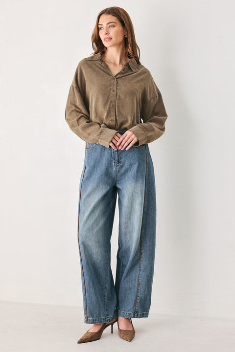 PARK AVENUE WOVEN BODYSUIT