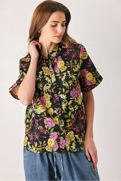 LOVE YOU MORE WOVEN TOP