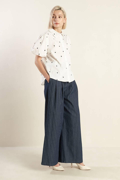 FOREVER DAYDREAMING WOVEN TOP
