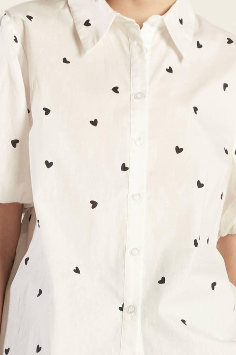 FOREVER DAYDREAMING WOVEN TOP