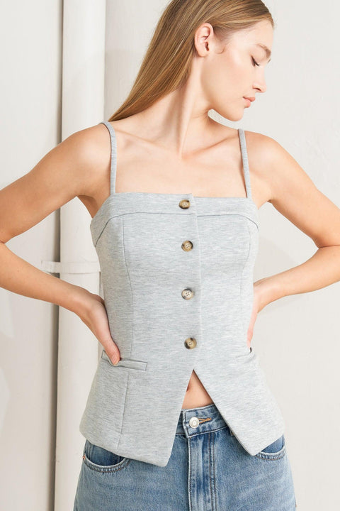 LOVELY BY NATURE KNIT VEST