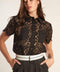 DREAM OF THE FLEET WOVEN LACE TOP