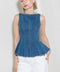 ENDURING SPARK BLUE DENIM TOP