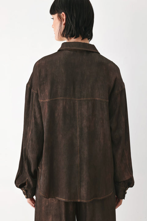 SABLE LOUNGE WOVEN TOP