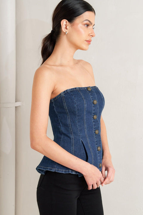 URBAN FABLE DENIM TOP