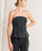 NIGHT SHAPE DENIM TOP