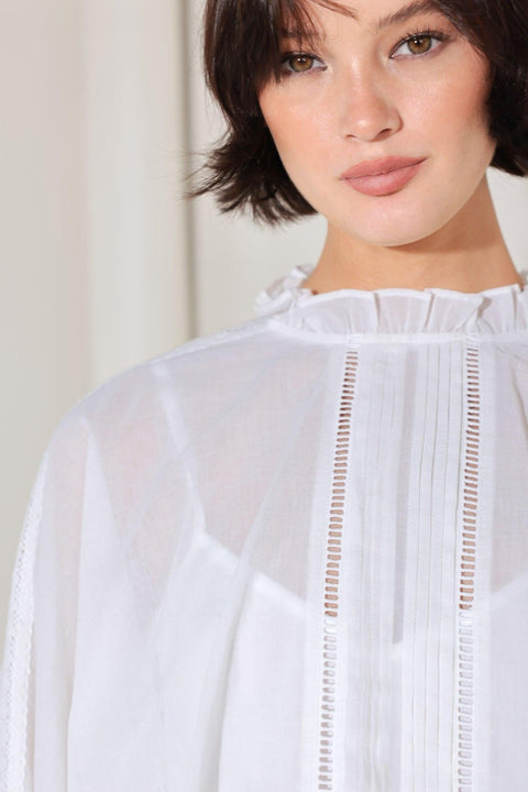 PURE ROMANCE WOVEN TOP