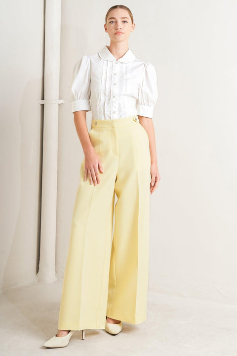 REFINED ROMANCE WOVEN TOP