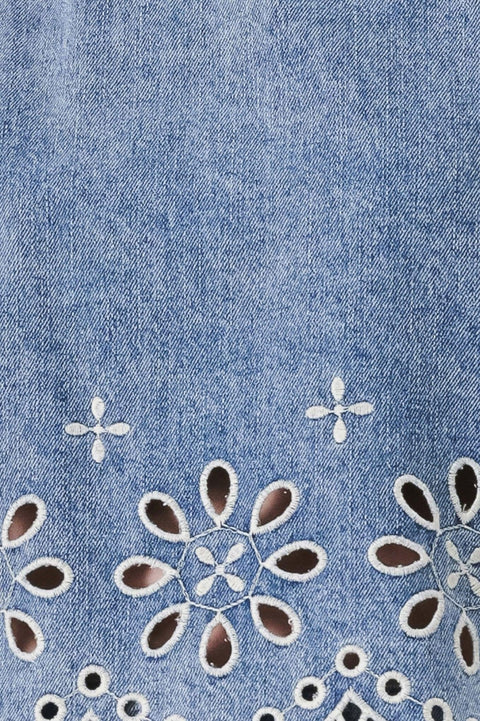 FLORAL LOVE DENIM TOP