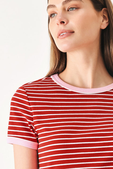 SWEET DAYDREAM STRIP KNIT TOP